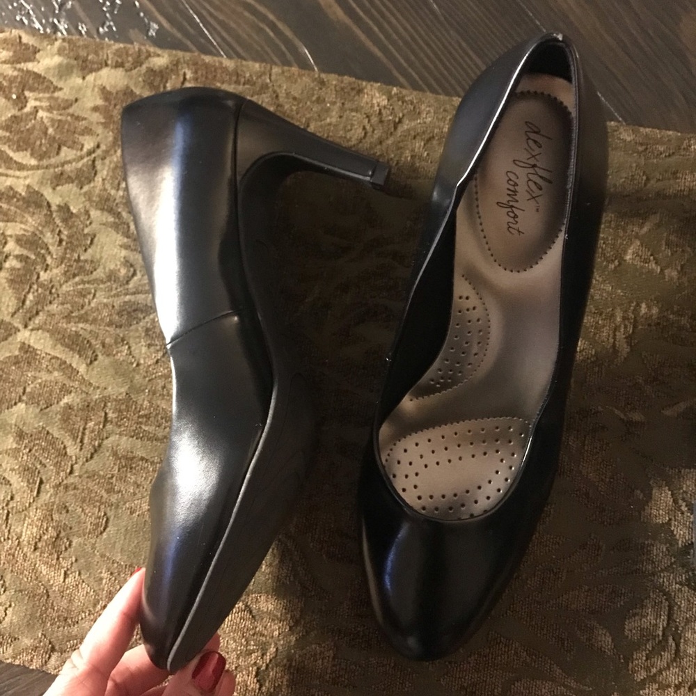 Black Leather Shoes 3 Inches of High 💝